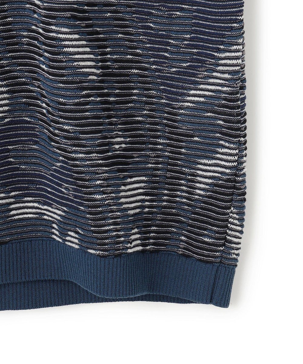 JOSEPH HOMME オリエンタルブラインドジャガード　クルーネック半袖ニットTEE 