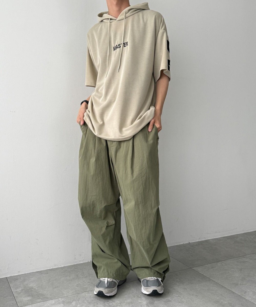 WEGO 【MLXLサイズ展開】ストレートラインプルパーカー（SS） 