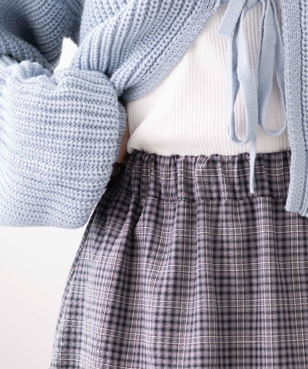 WEGO 【ウエストゴム】フリルティアードボリュームスカート 