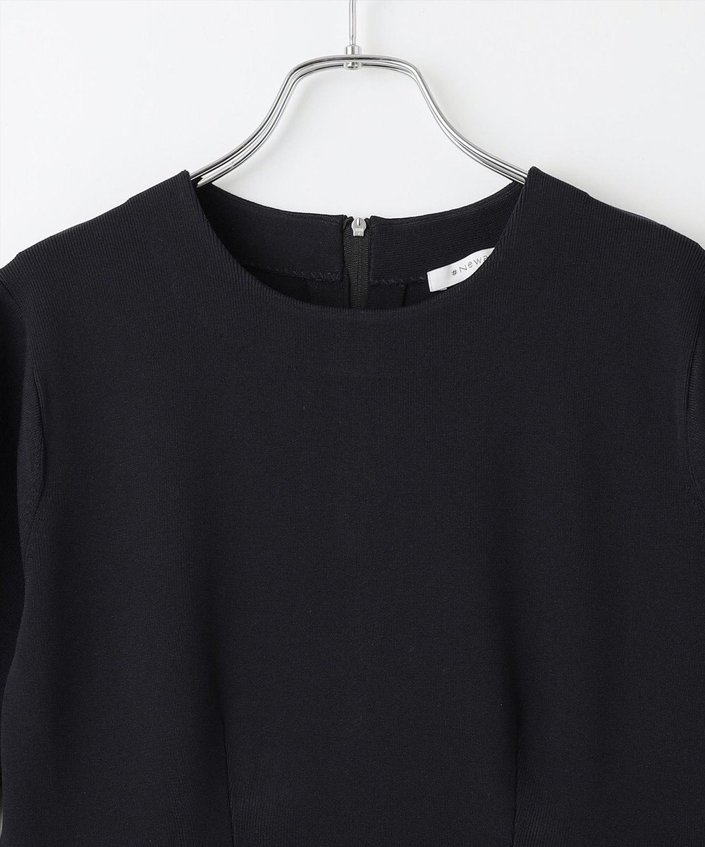 #Newans 【セレモニーにも】フレアニットワンピース 