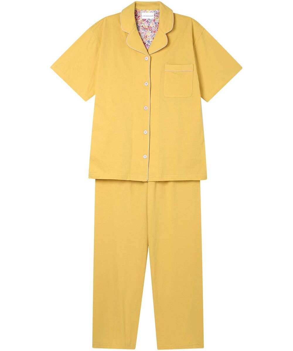 une nana cool 【綿100％】40ハイゲージ天竺半袖パジャマ MADE WITH LIBERTY FABRIC 