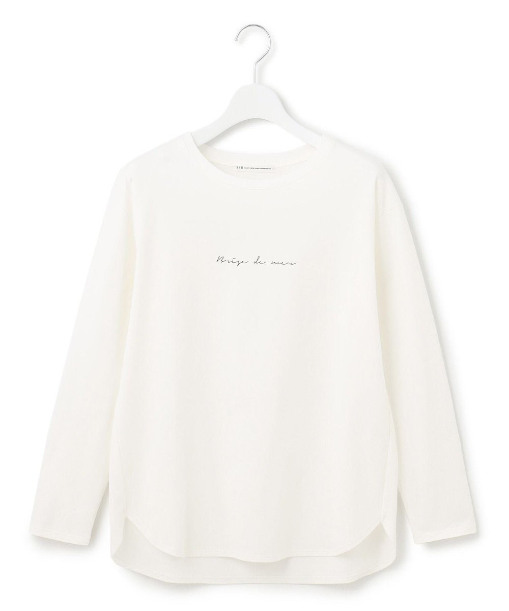 23区 S 【洗える】ロゴ ロング Tシャツ 