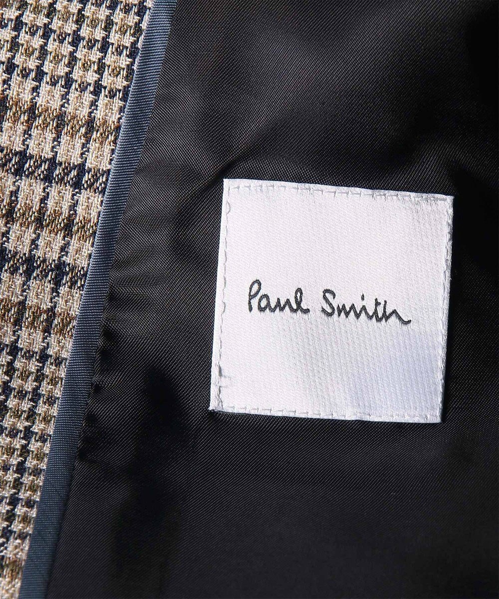 Paul Smith クラシックチェック ノーカラー ジャケット 
