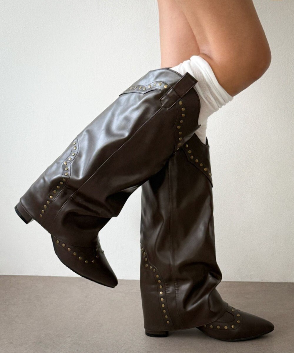 WEGO ウエスタンカバーロングブーツ 