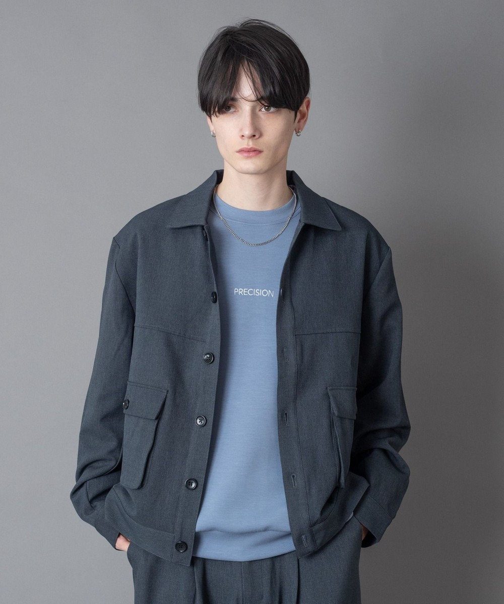 WEGO 【ユニセックス着用ITEM】ダブルポケットショートジャケット 