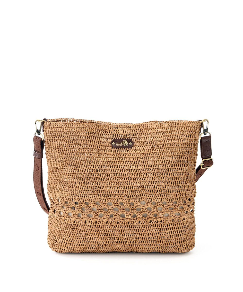 IBIZA ラフィア　ショルダーバッグ 