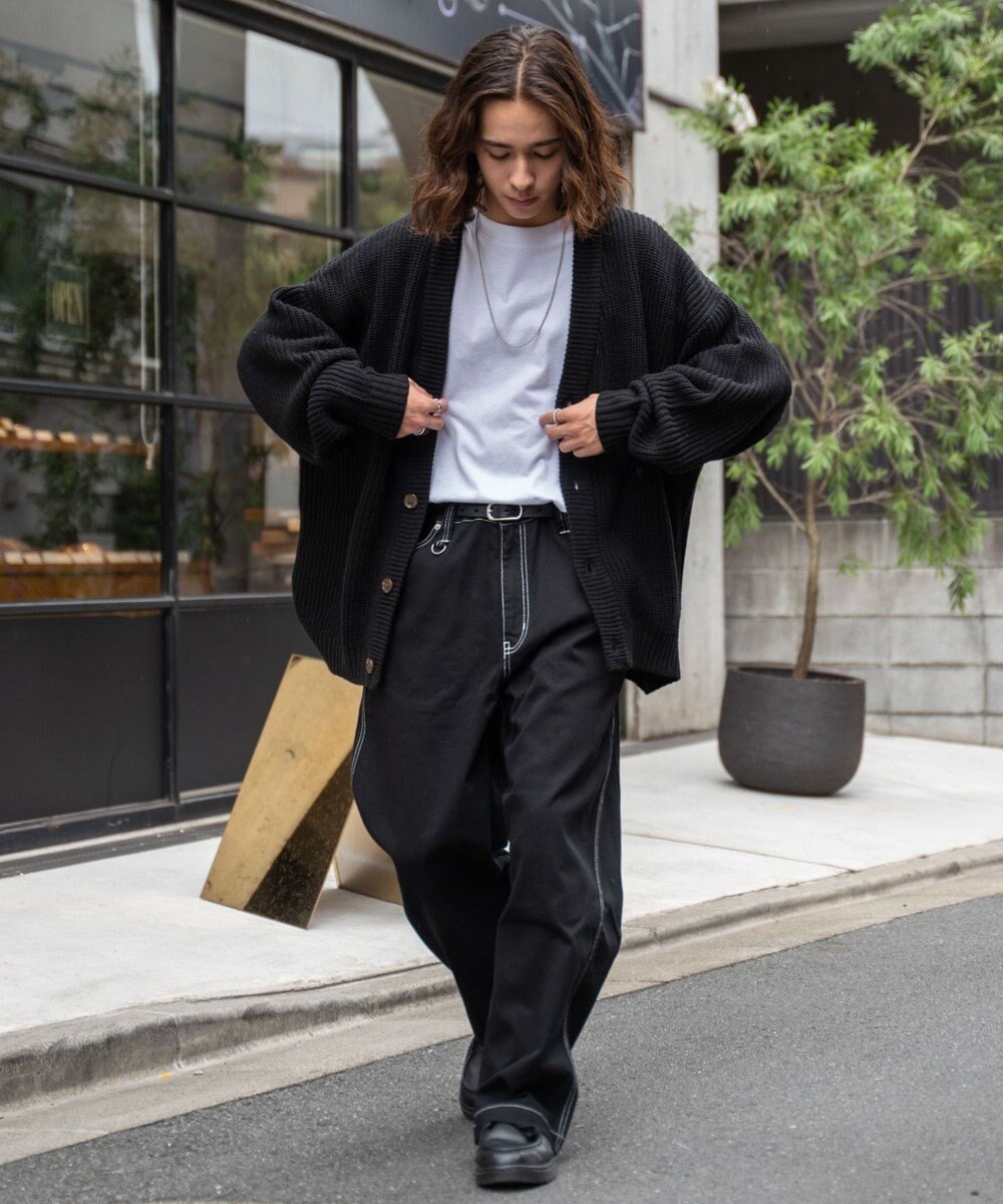 WEGO 【ユニセックス着用アイテム/ウエストゴム】ワーカーズパンツ 