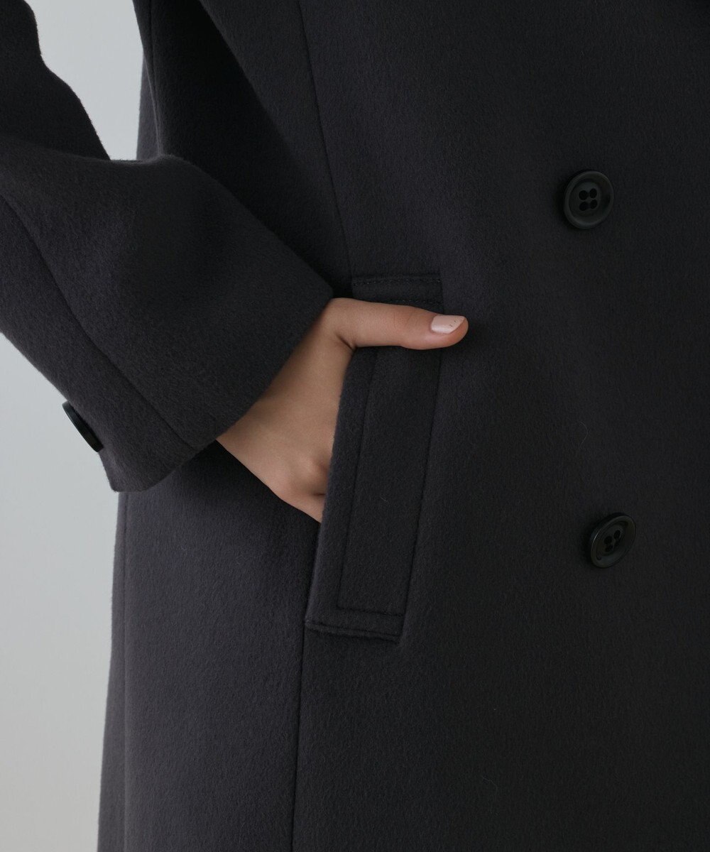 GRACE CONTINENTAL ショートビーバーロングコート 