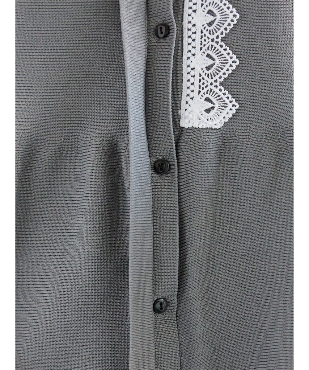 Te chichi レースペプラムベスト 