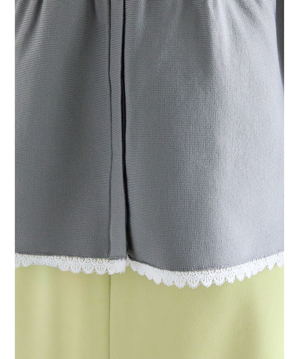 Te chichi レースペプラムベスト 