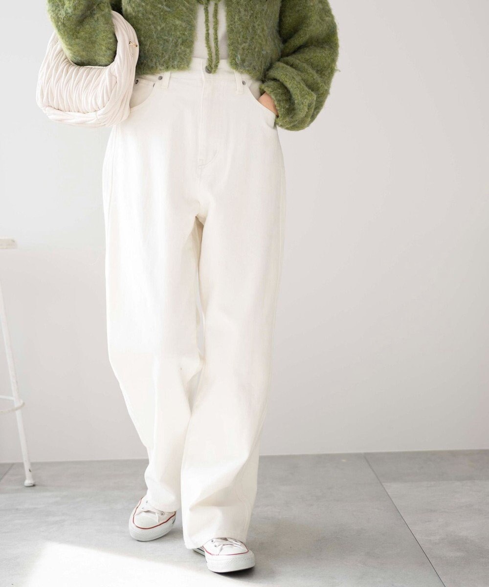 WEGO ルーズストレートデニムパンツ 
