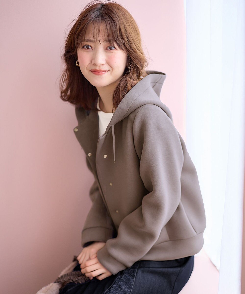 ANY SIS L 【洗える】スフレダンボール ブルゾン 