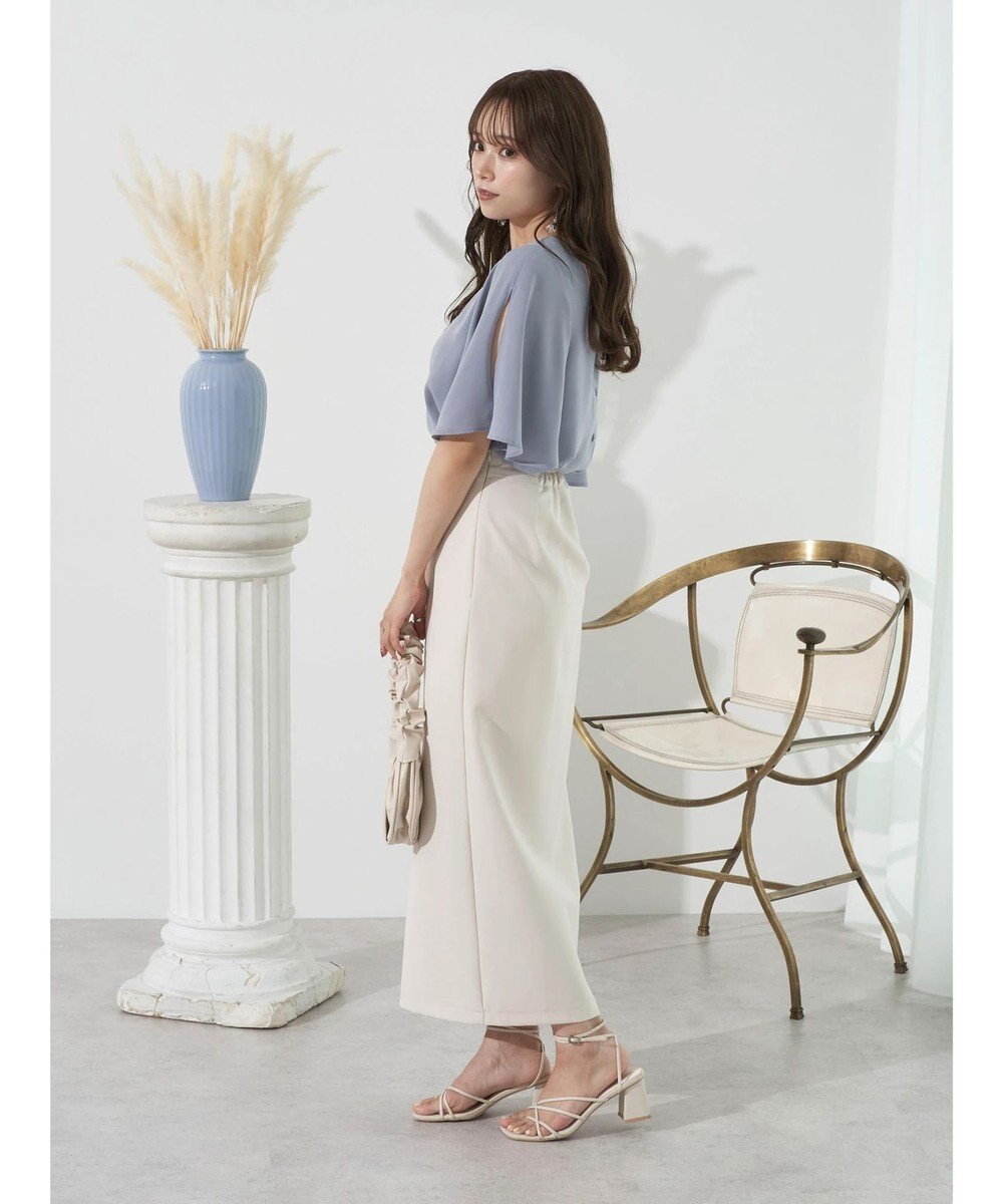 earth music&ecology ２ＷＡＹショルダースリットブラウス 