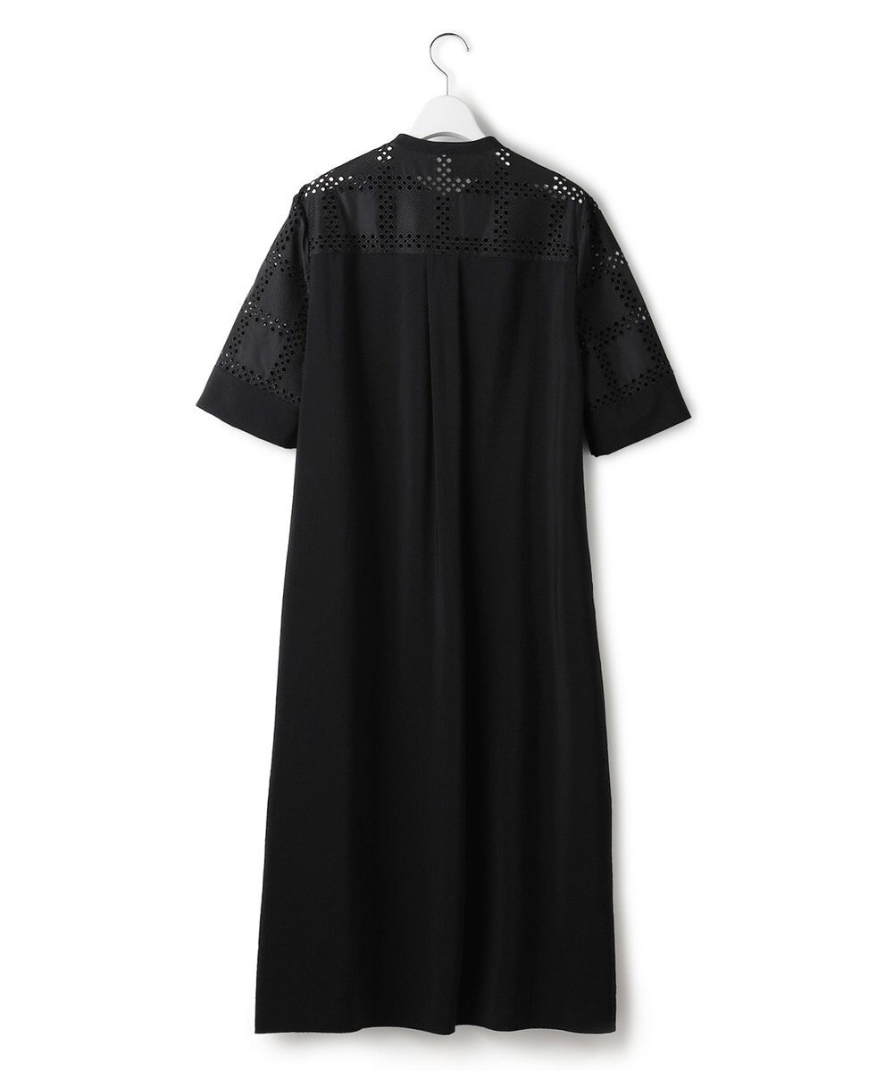 ICB L Vi/Nyライトタフタ エンブロイダリーワンピース 