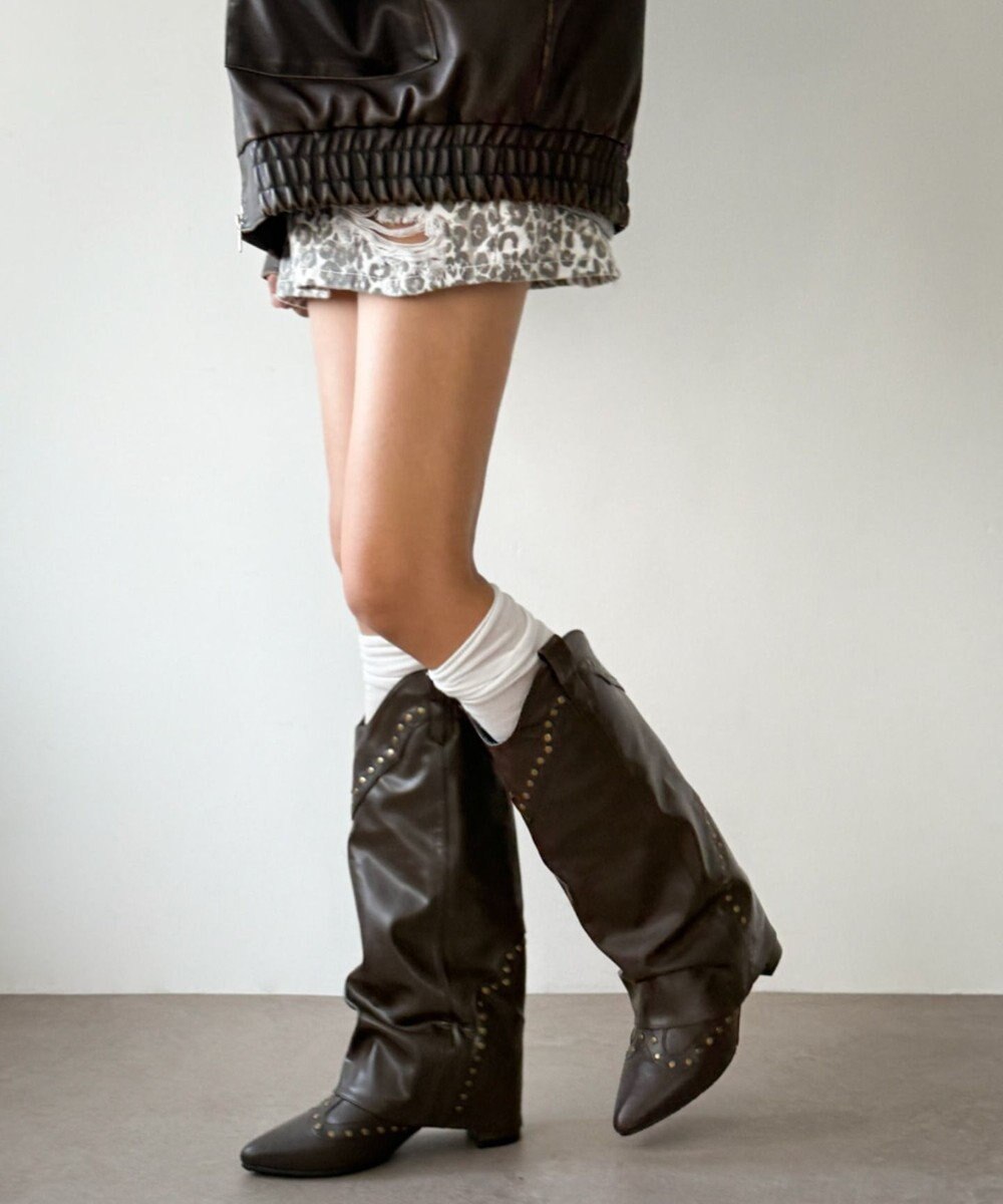 WEGO ウエスタンカバーロングブーツ 