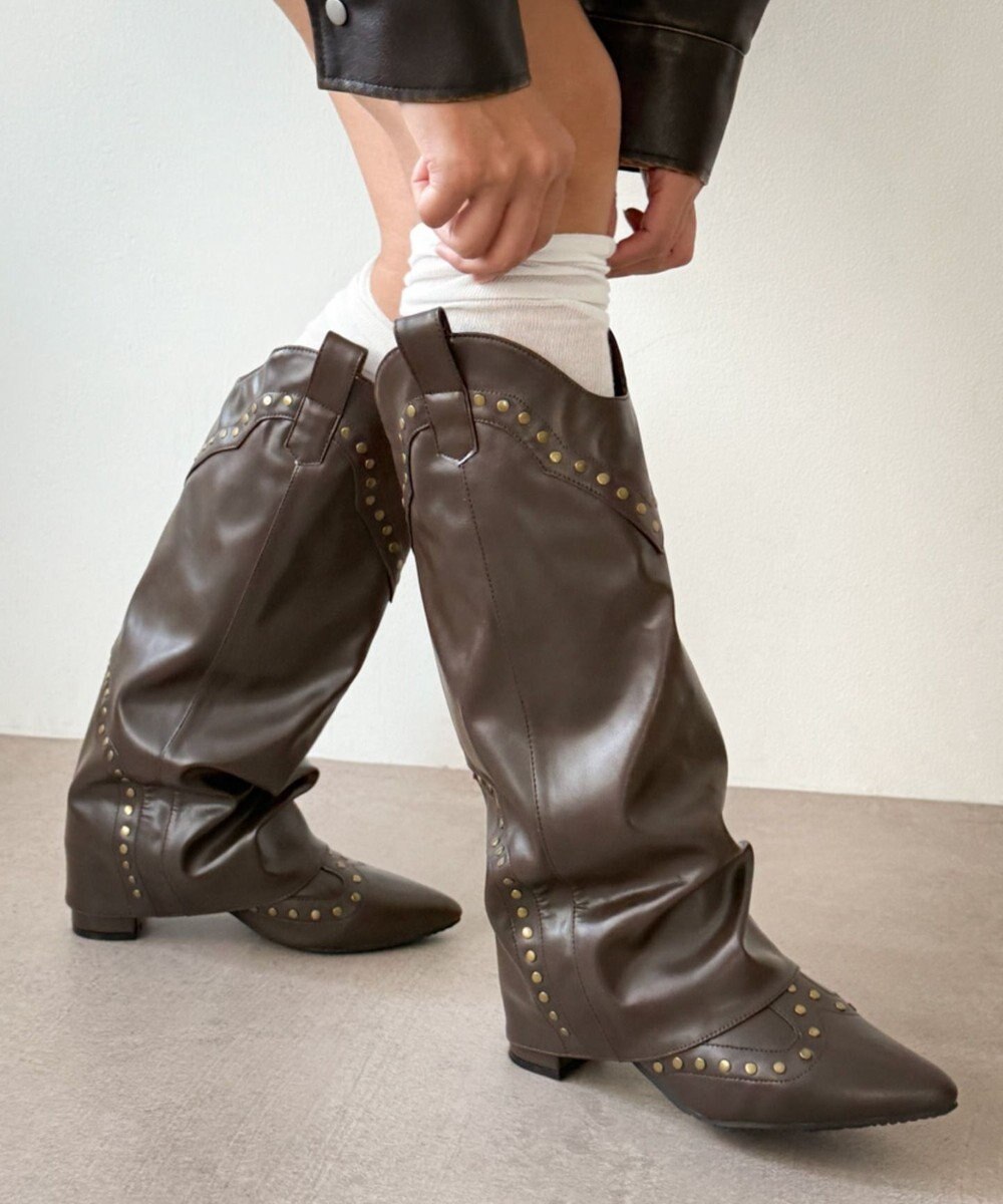 WEGO ウエスタンカバーロングブーツ 