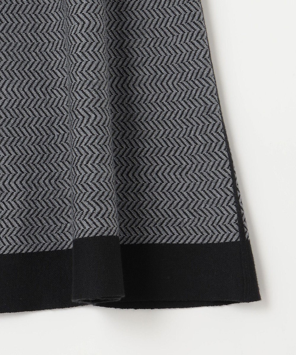 自由区 S 【WEB限定・マルチウェイ・洗える】ヘリンボーン柄リバーシブルニット セットアップ 