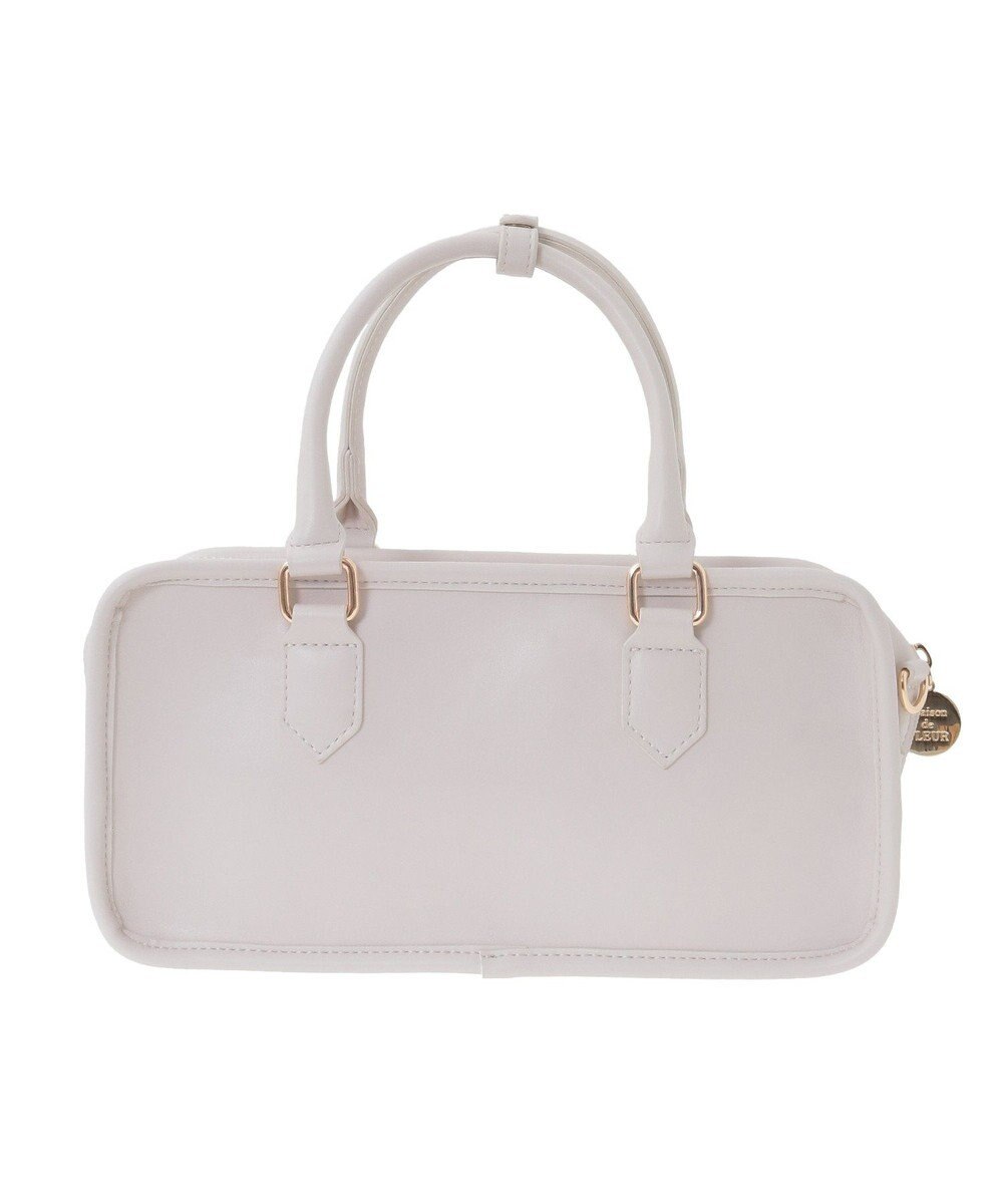 Maison de FLEUR ピンクマニアスクエア2Wayトートバッグ 