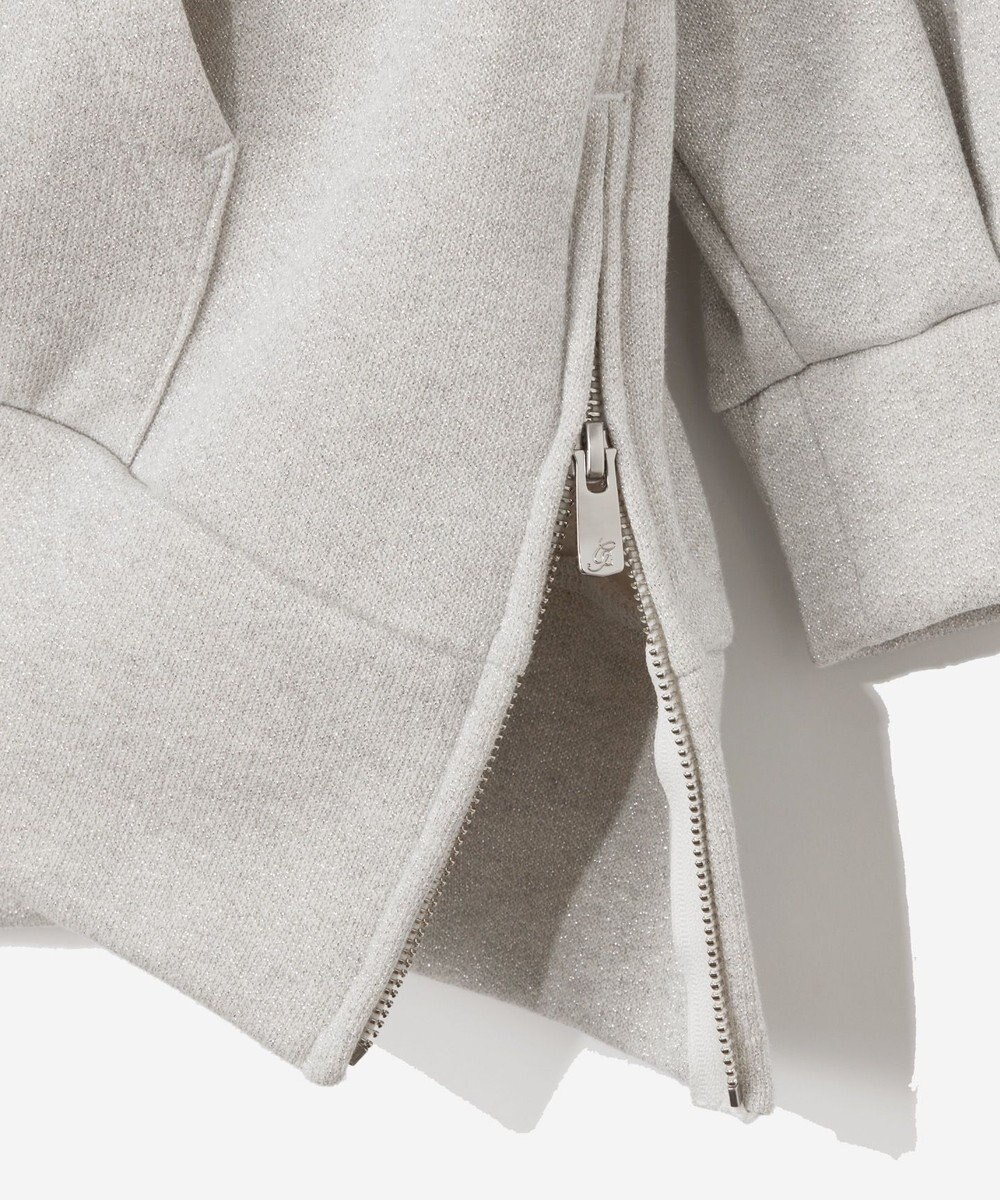 GRACE CONTINENTAL ラメ起毛裏毛フーディ 