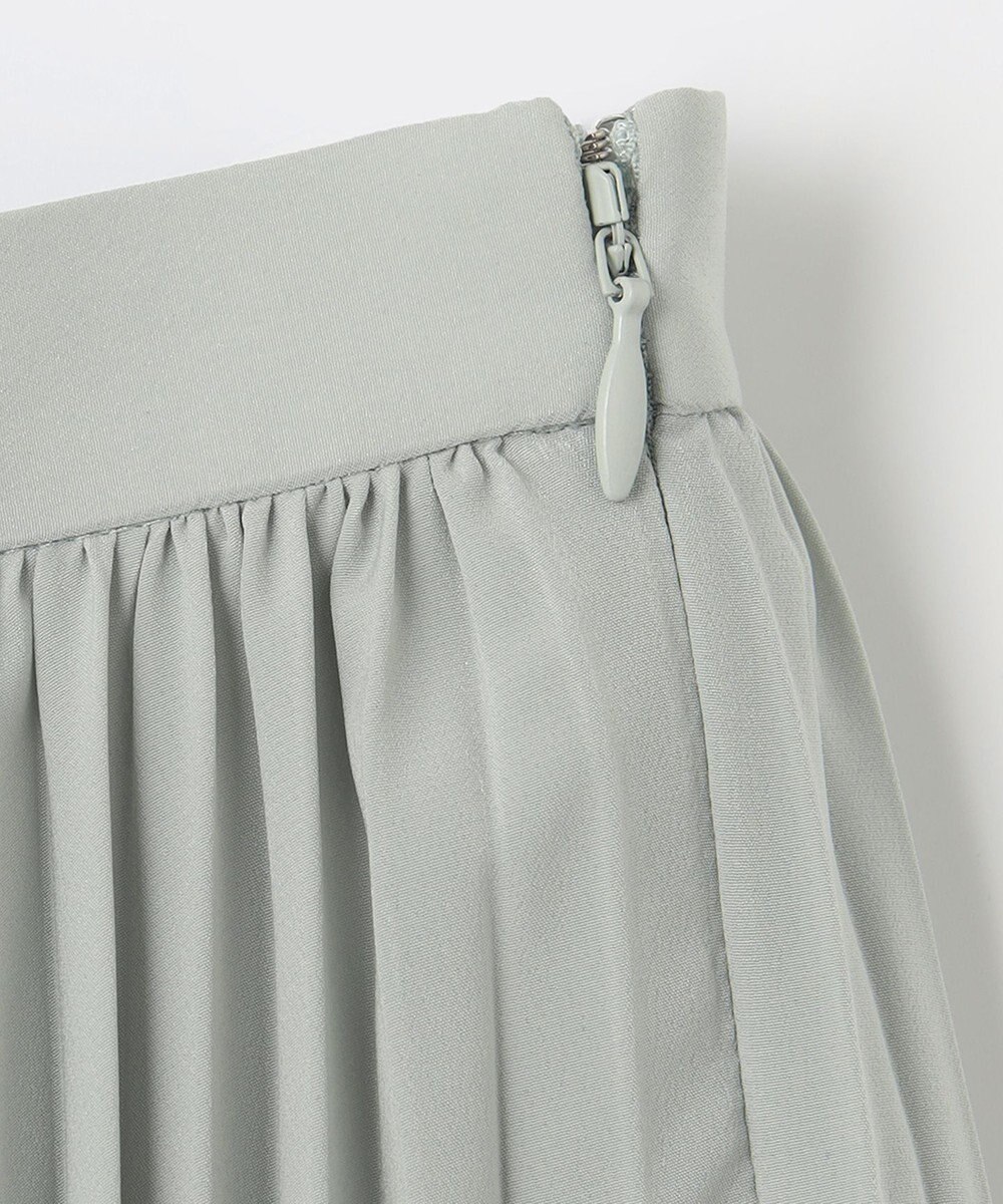 NAVE 【Nave　洗える】プリーツサテン スカート 