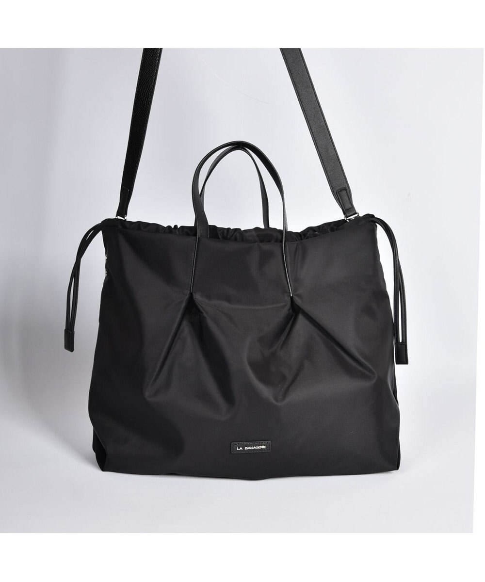 LA BAGAGERIE ドローストリング2WAYトート Mサイズ 