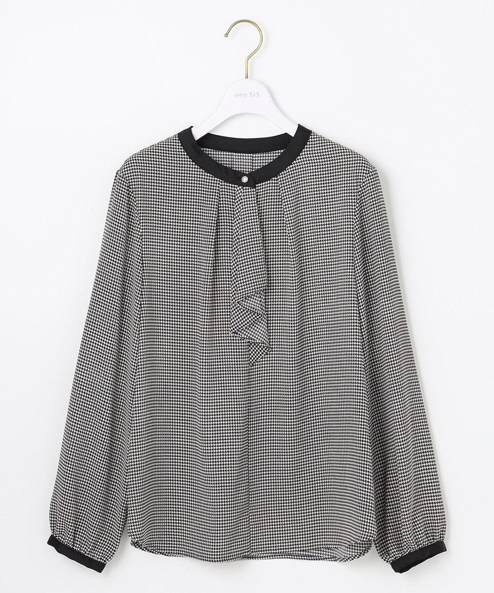 ANY SIS 【洗える】ラッフルボウ ブラウス 長袖 