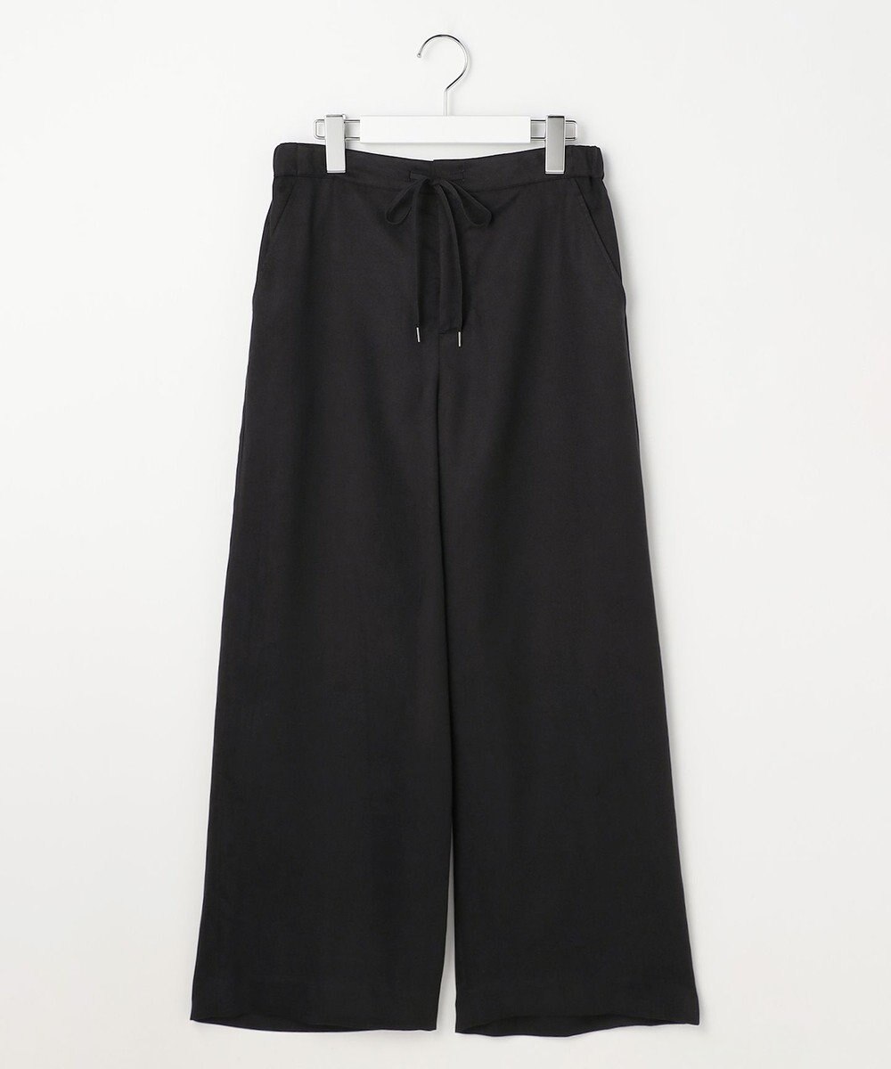 J.PRESS LADIES L マイクロライトスエード ワイド パンツ 