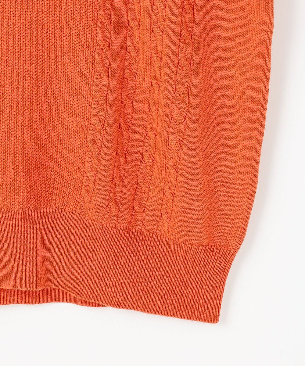 23区GOLF 【MEN】ウールブレンド カラーニット ラウンドから普段のお出かけや、お散歩まで◎ 