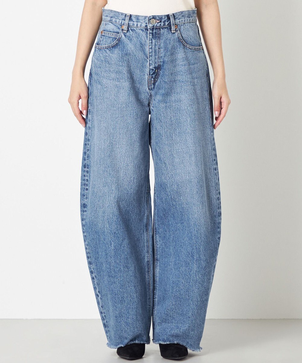 NAVE 【×NAVE】SERGE de bleu × NAVE カーブワイドデニム 