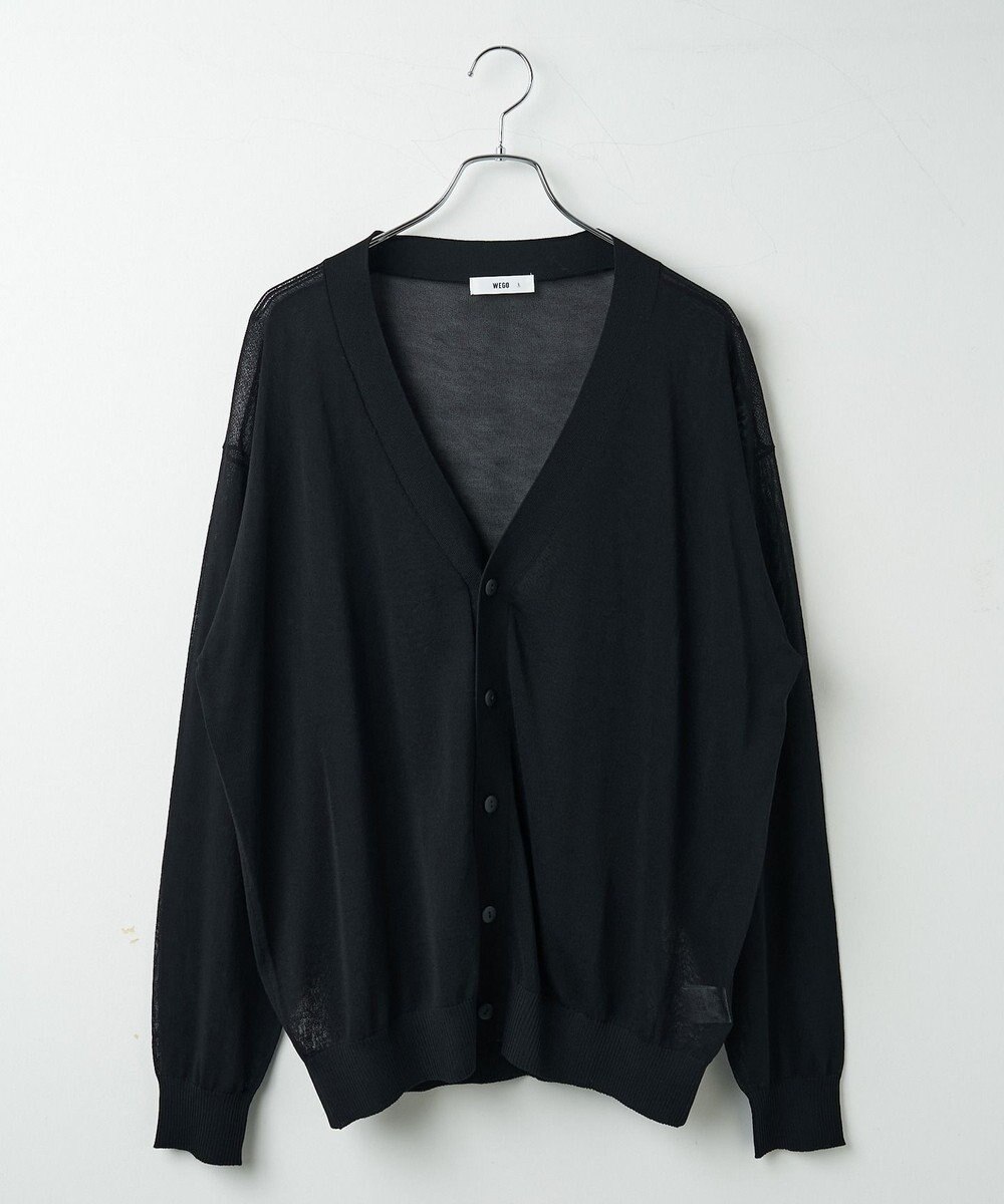 WEGO 【ユニセックス着用ITEM/紫外線対策/冷房対策】シアーカーディガン 