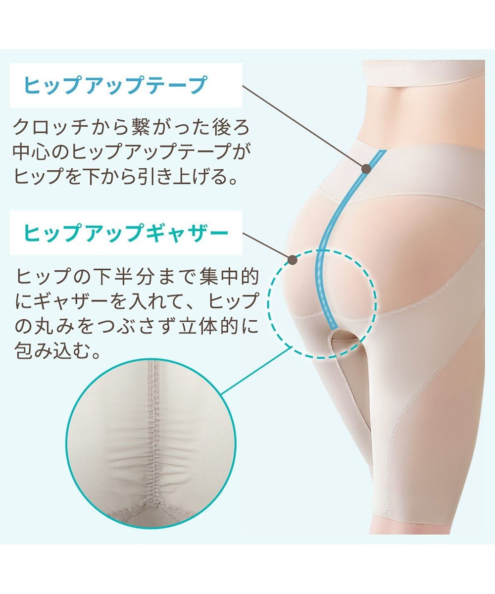 BRADELIS New York 【Yukine inc. 】ゆきねえモアソフト快適ガードル23 蒸れにくい補正ガードル 