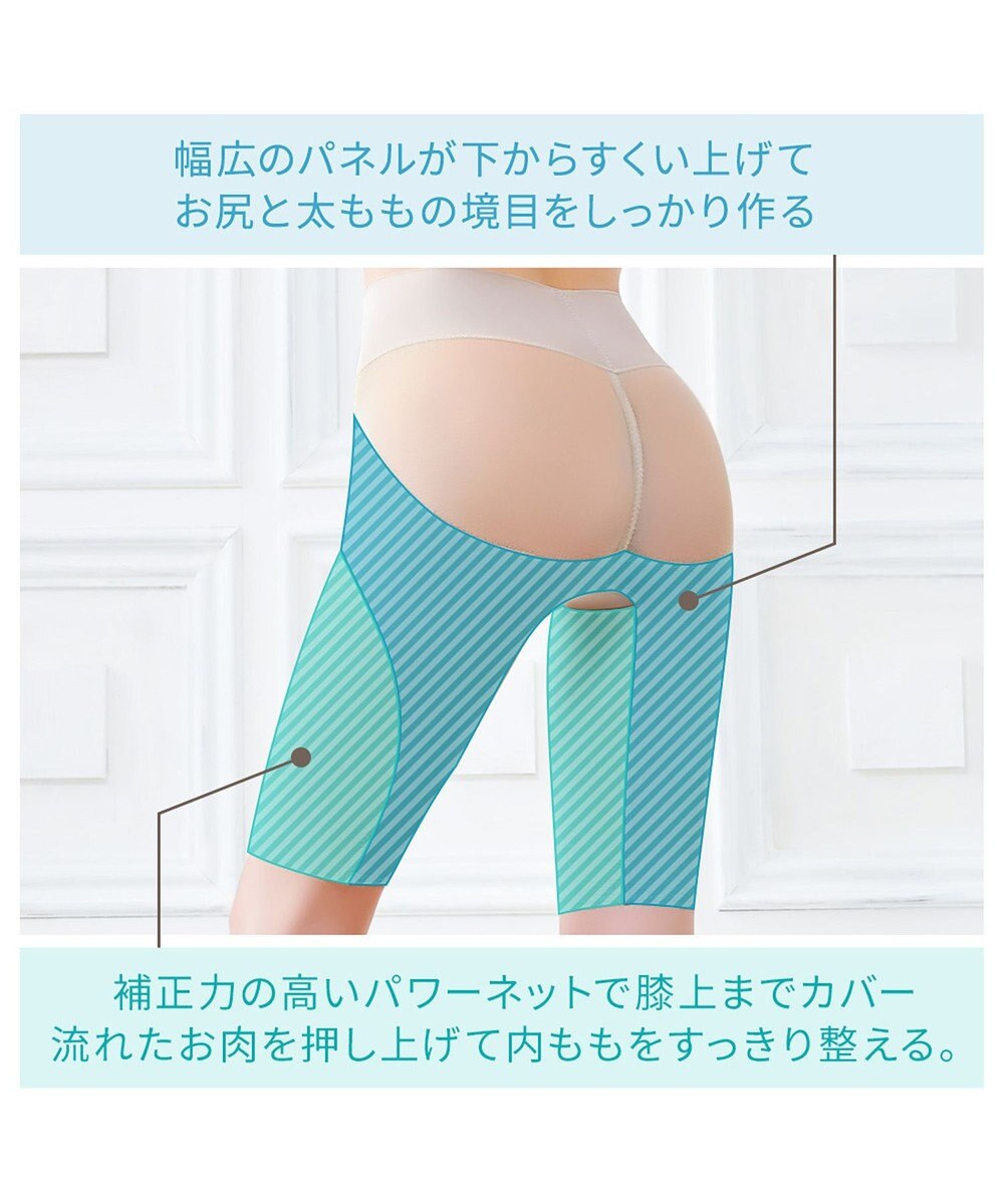 BRADELIS New York 【Yukine inc. 】ゆきねえモアソフト快適ガードル23 蒸れにくい補正ガードル 