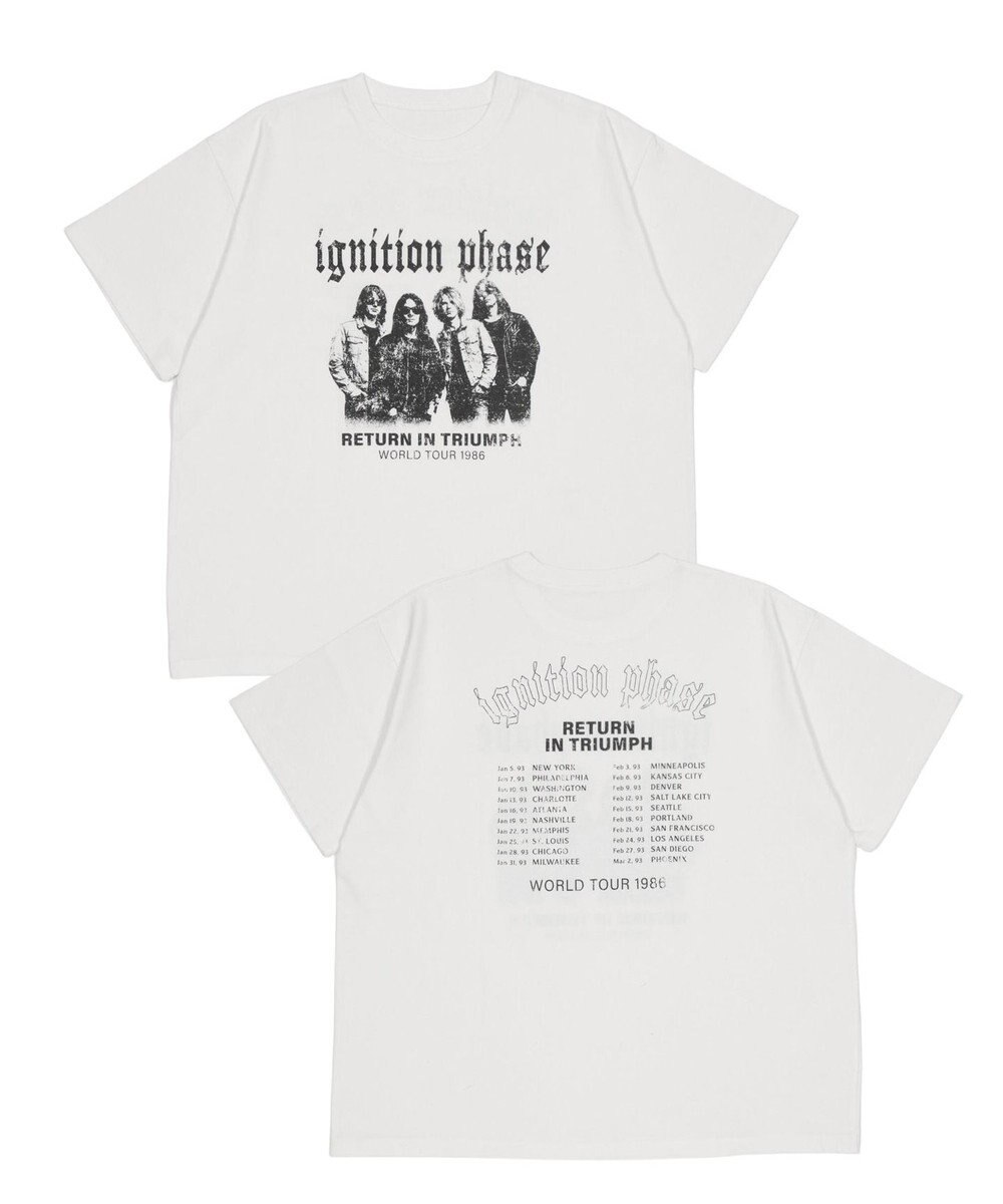 WEGO ヴィンテージウォッシュグラフィックBIGT 