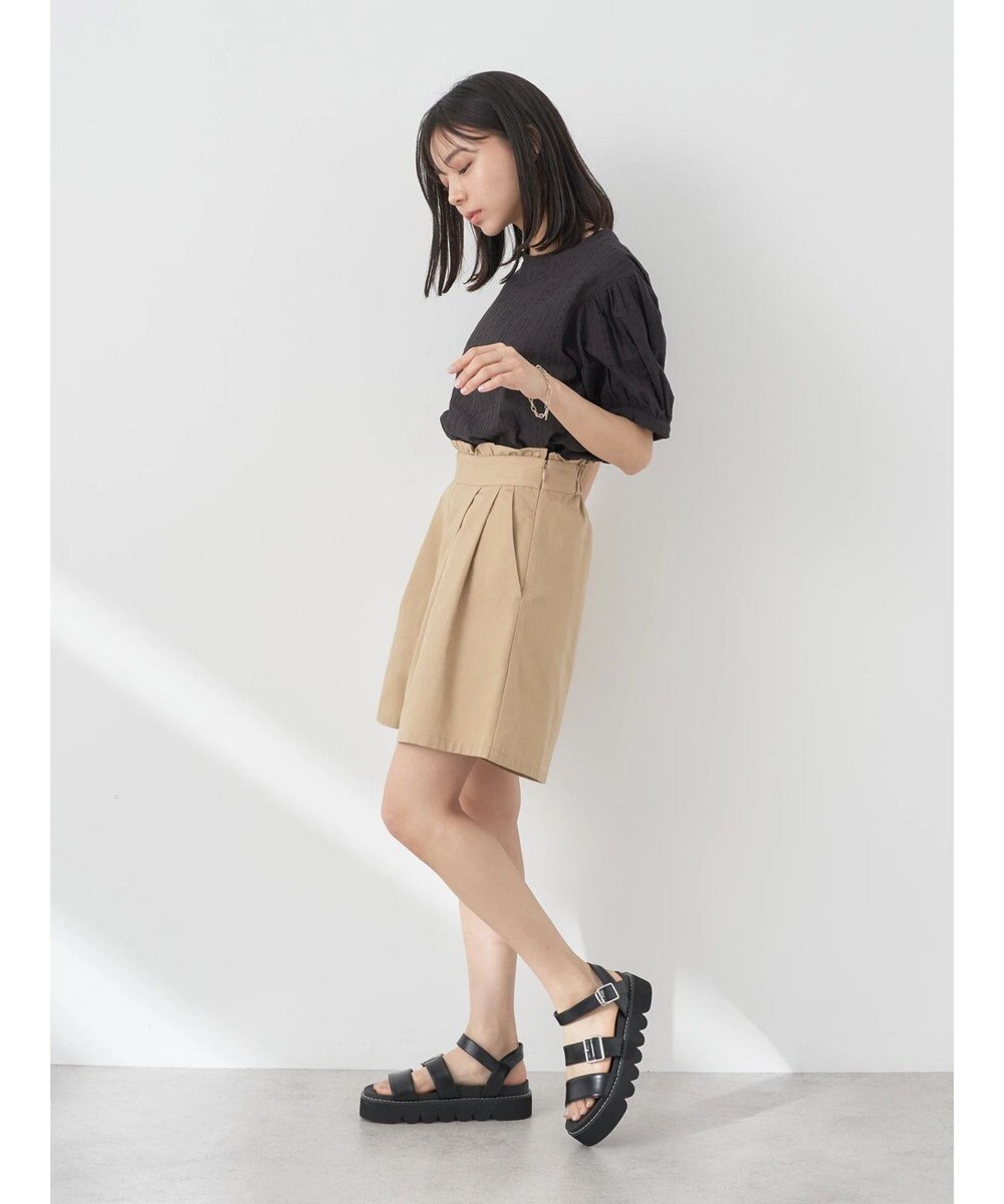 earth music&ecology フリルキュロットパンツ 