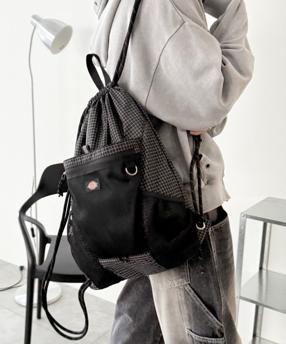 WEGO 【ユニセックス着用ITEM】別注Dickiesメッシュポケットナップサック 