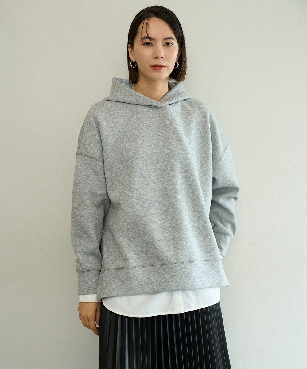 UNFILO BEAUTY FORM JERSEY サイドZIP フーディ 