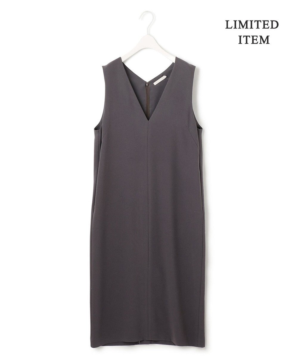 ICB 【WEB限定・洗える】BackSatinGeorgette ジャンパースカートワンピース 