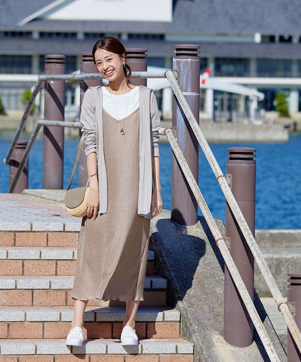 Tiaclasse 【小倉優子さん着用・UVケア・接触冷感】“やみつき”カットソーパーカーカーデ 