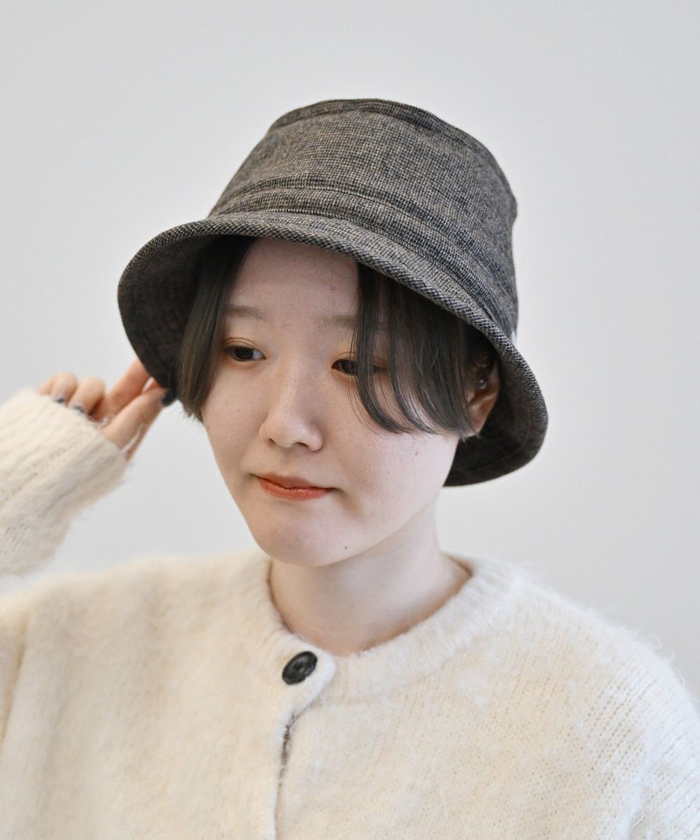 ATRENA 【Lサイズあり】ツイードポークパイ ハット 