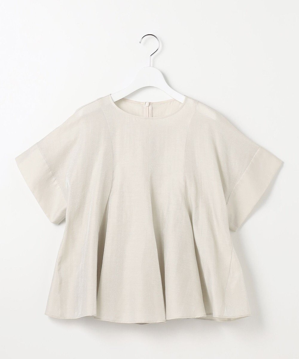 自由区 ブライトシアーシャンブレー ブラウス 