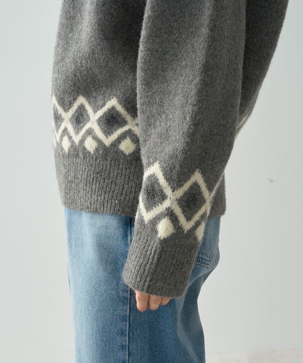 AMERICAN HOLIC フェアアイル柄ニットプルオーバー 