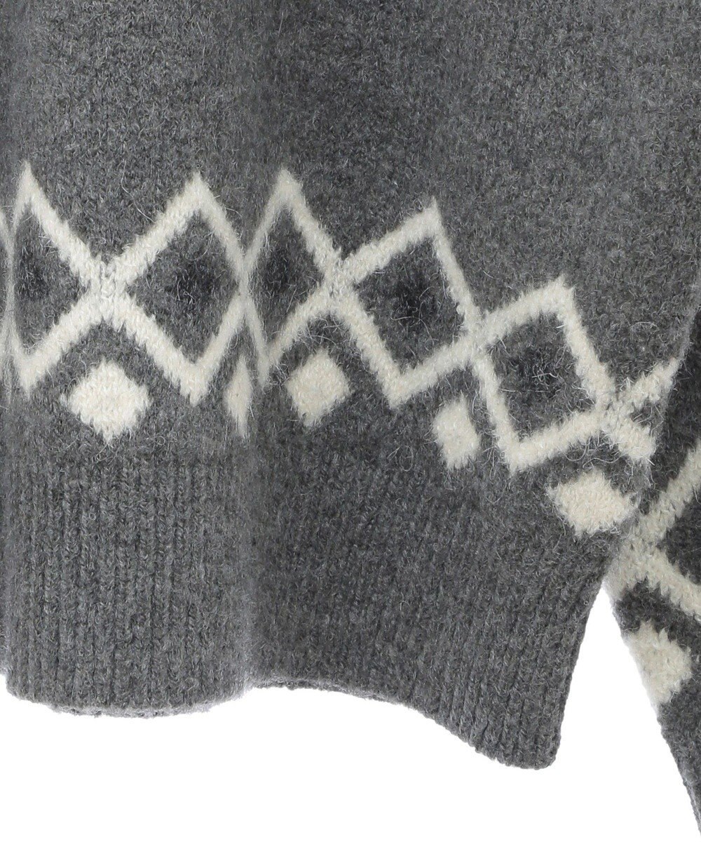 AMERICAN HOLIC フェアアイル柄ニットプルオーバー 