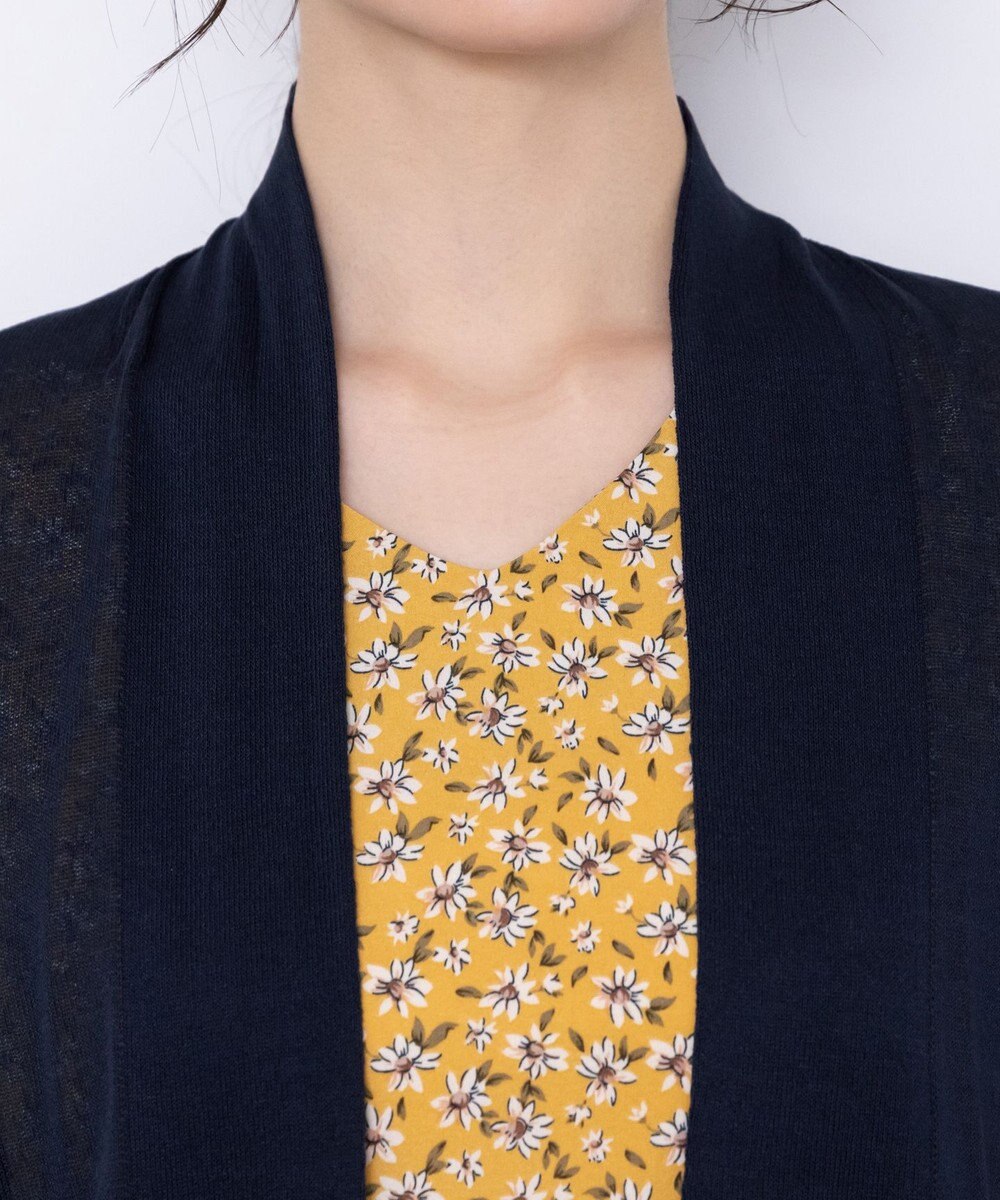 Tiaclasse L 【新色追加・UVケア・接触冷感】ロングトッパーカーディガン 