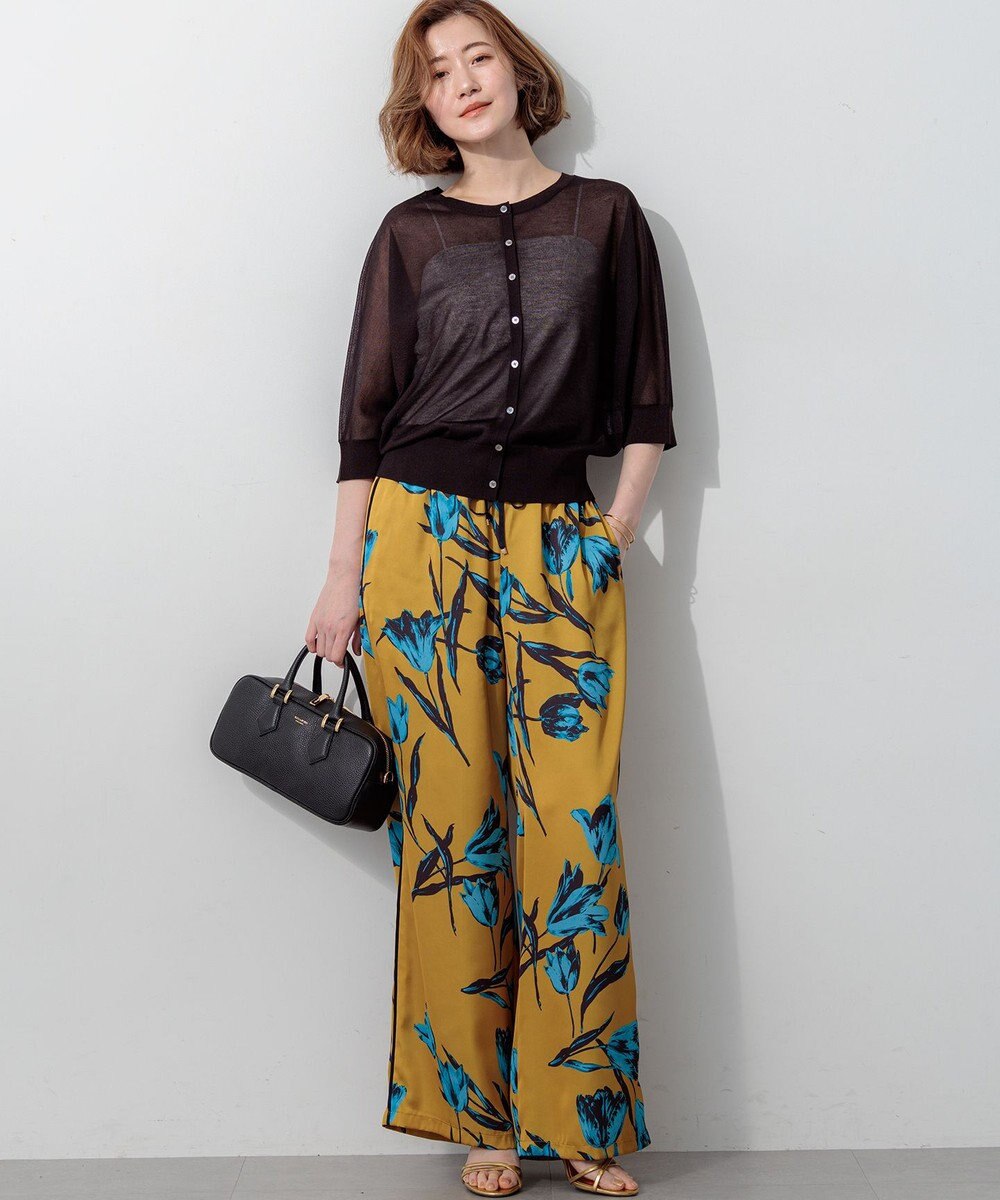 23区 【見上愛さん着用/洗える】ベアトップ パッド付き キャミソール 