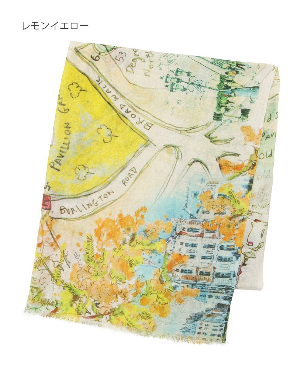 MOONBAT ハナト (Hanato) シルクコットンストール タウンマップ 