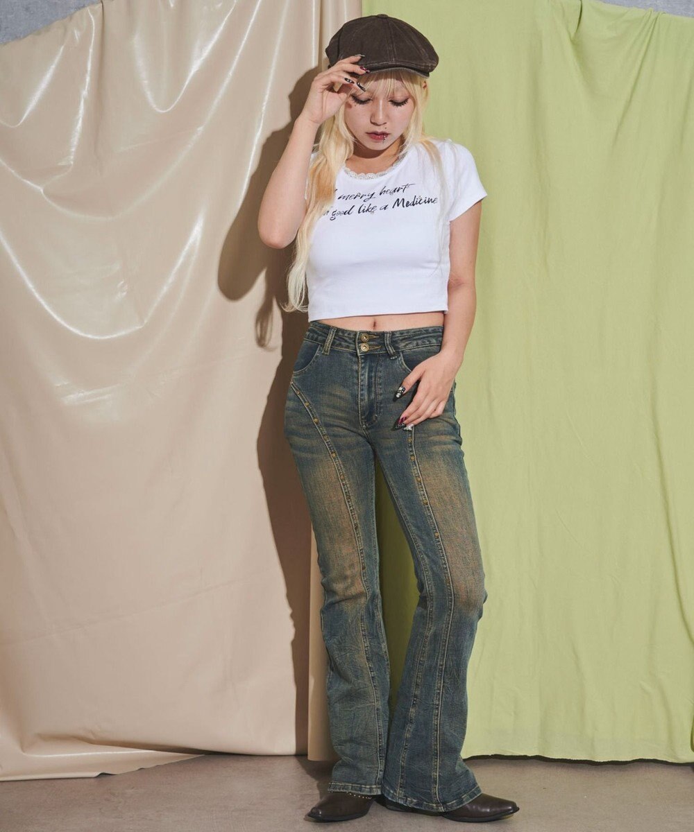 WEGO レースロゴスタッズT 