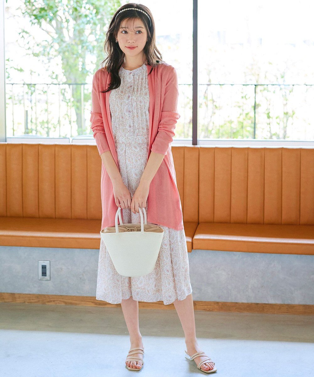 Tiaclasse 【新色追加・UVケア・接触冷感】ロングトッパーカーディガン 