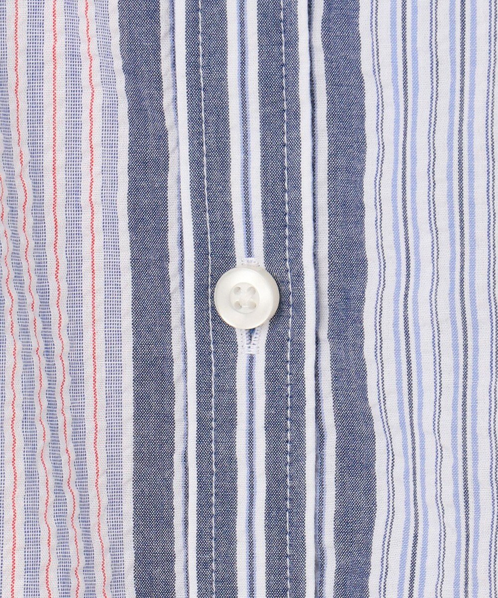 J.PRESS YORK STREET 【WOMEN】マルチストライプ シャツワンピース 