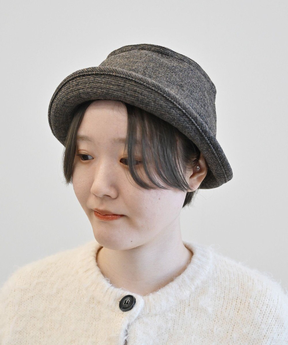 ATRENA 【Lサイズあり】ツイードポークパイ ハット 
