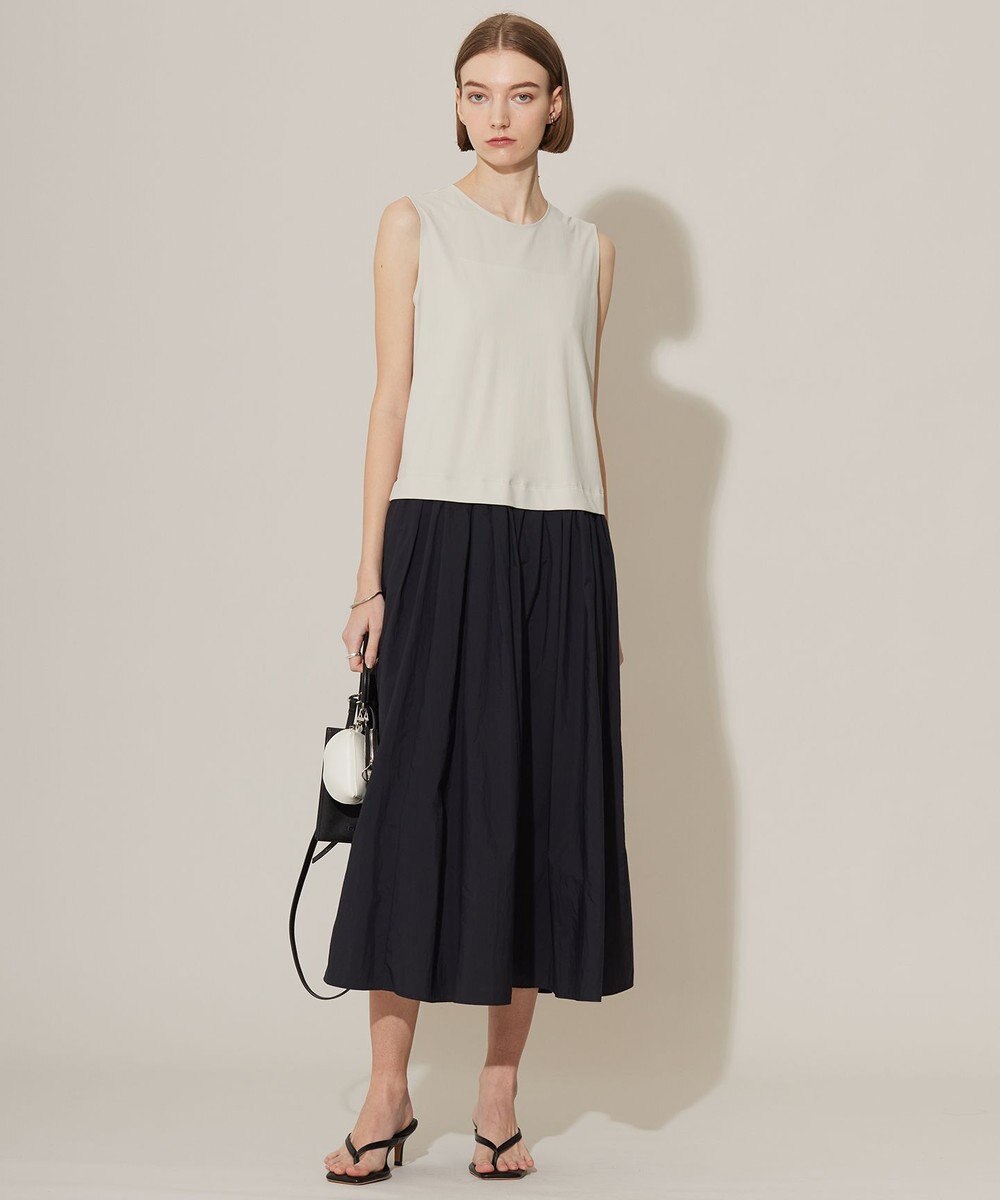 ICB L 【接触冷感・UVカット・洗える】アトラストリコット コンビドレス 